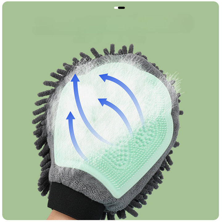 Transform Your Pet's Grooming Routine with the Pet 2-in-1 Grooming Glove