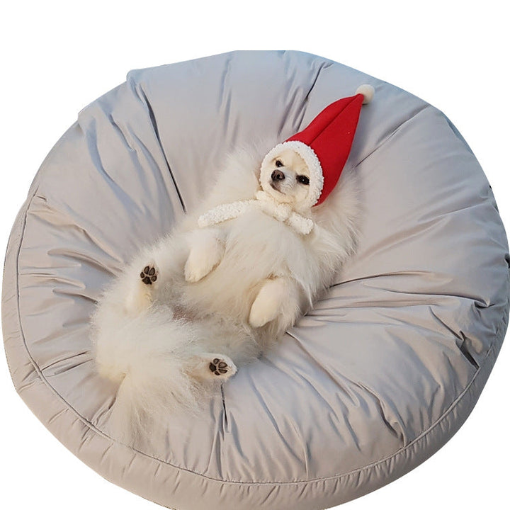 Ultimate Comfort for Your Furry Friend: Pet Moisture-proof Washable Large Round Bed
