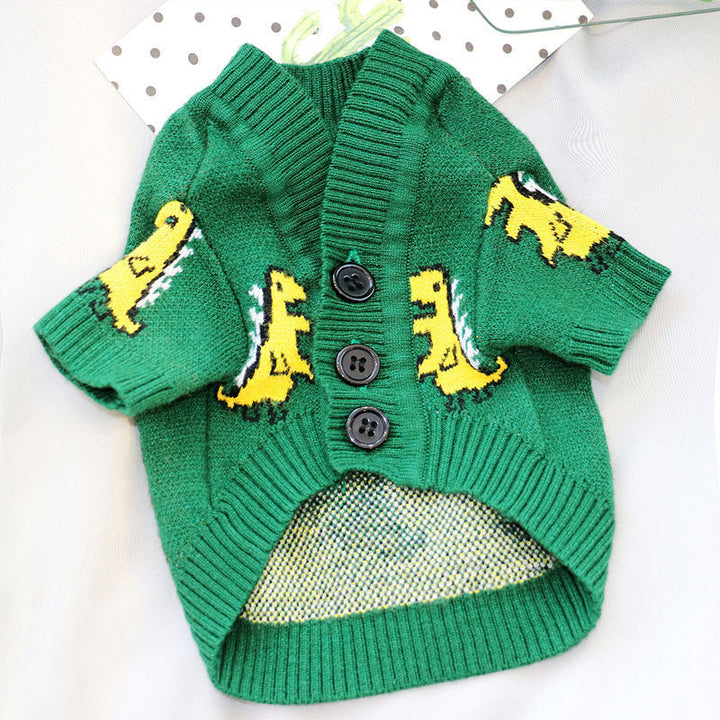 Dressing Up Your Furry Friend: The Pet Fashion Simple Jacquard Dog Sweater