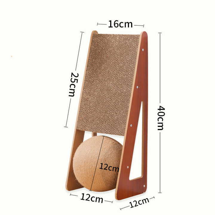 Elevate Your Cat's Playtime with Our Pet Corrugated Cat Scratching Board Toys