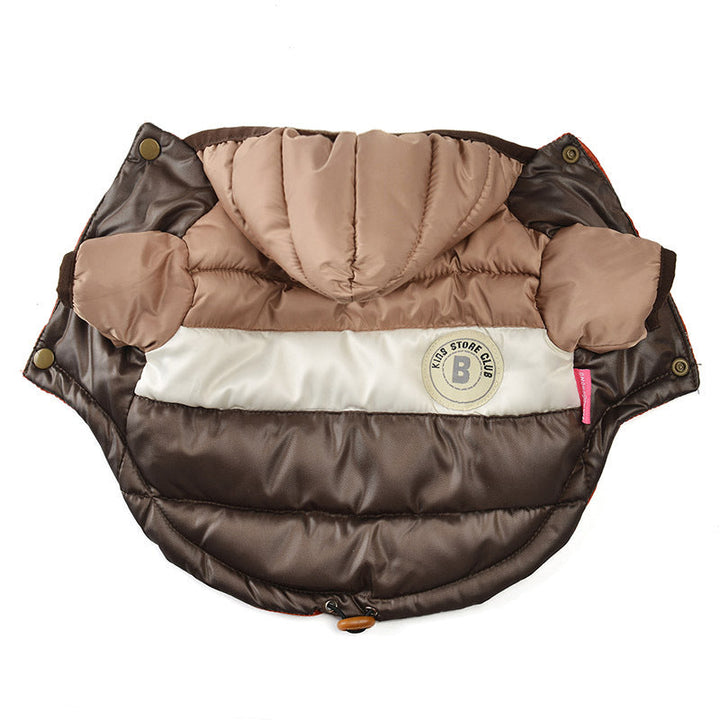 Keep Your Furry Friends Cozy with the Waterproof Warm Pet Cotton-padded Jacket