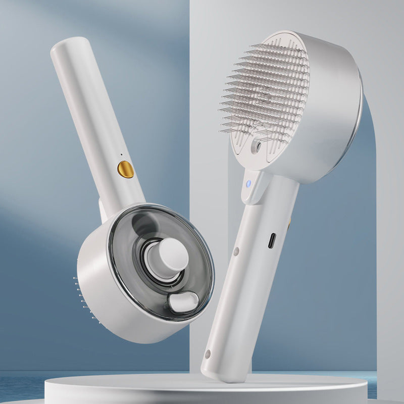 Pet Self Cleaning Dog Steam Brush