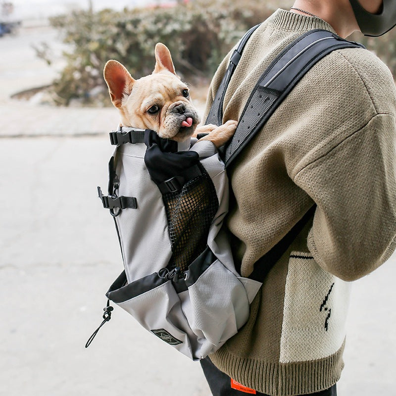 Double Shoulder Outdoor Dog Carrier Bag