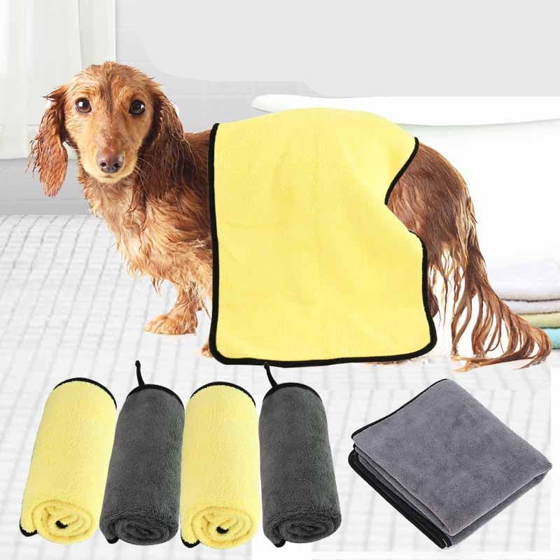 Pet Absorbent Towel Multi-size Pet Bath Towel