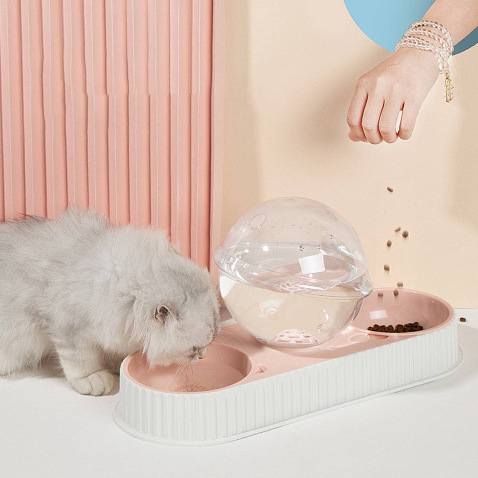 Plastic Pet Automatic Feeder Drinkers