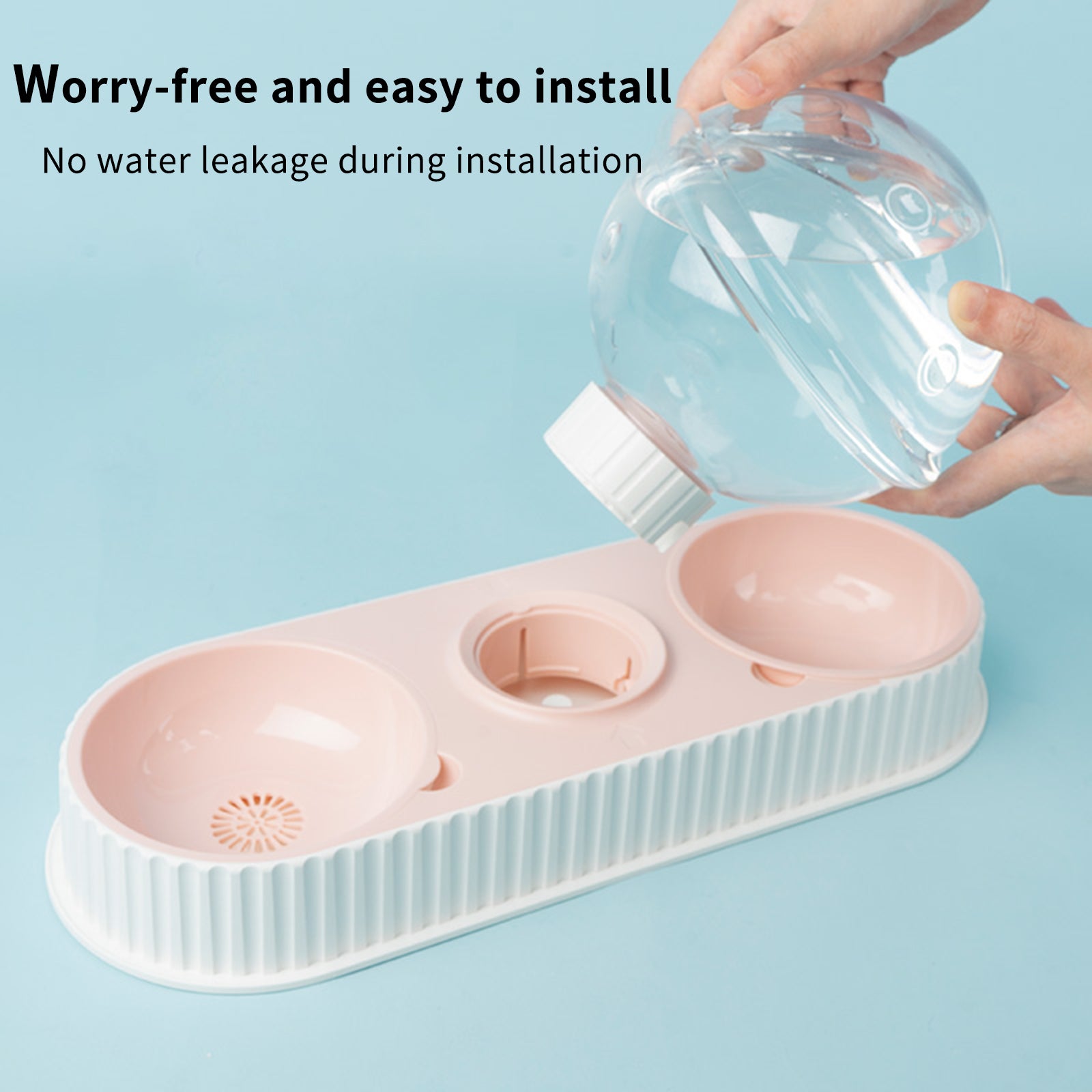 Plastic Pet Automatic Feeder Drinkers