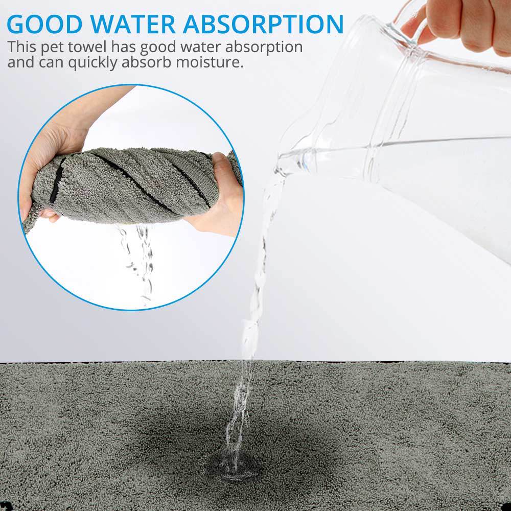 Super Absorbent Large Puppy Pet Dog Bathrobe