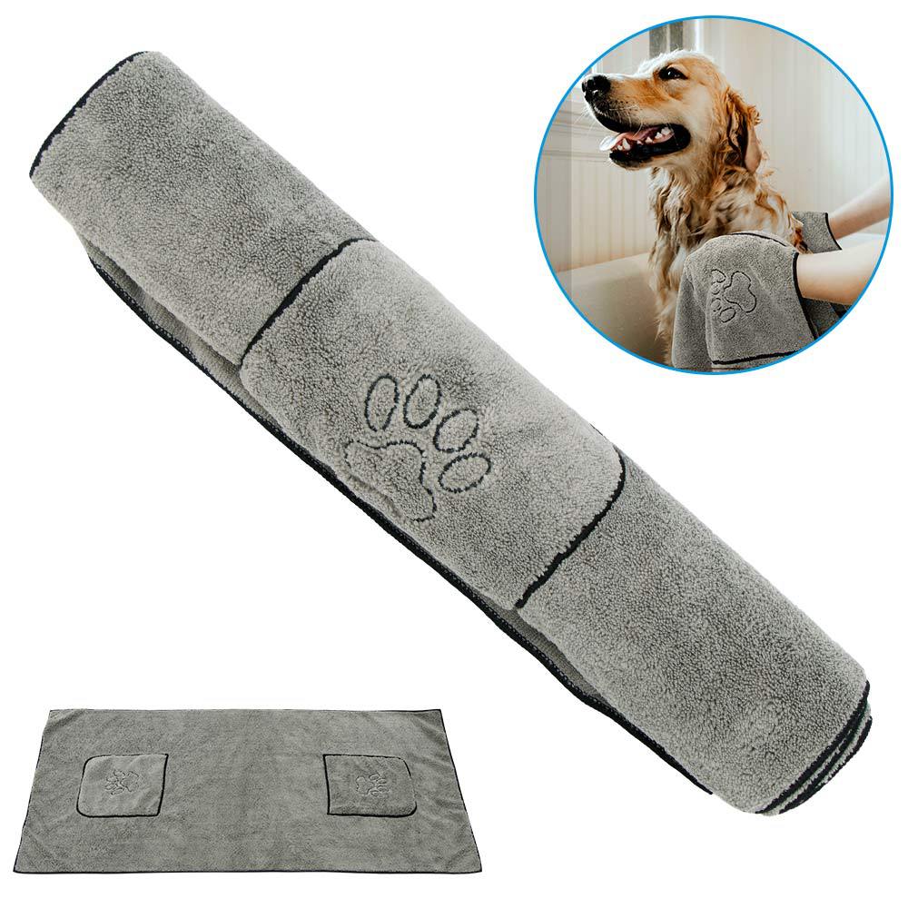 Super Absorbent Large Puppy Pet Dog Bathrobe