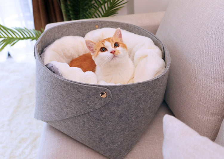 Comfortable Soft Plush Pet Bed