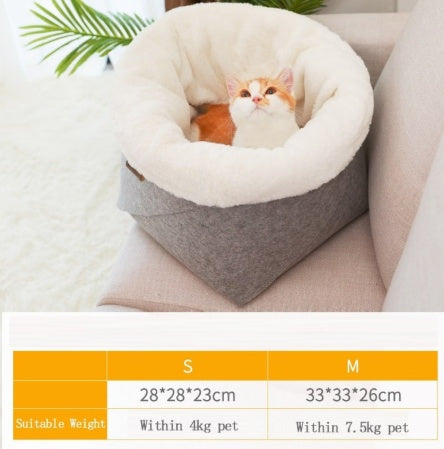 Comfortable Soft Plush Pet Bed