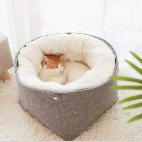 Comfortable Soft Plush Pet Bed