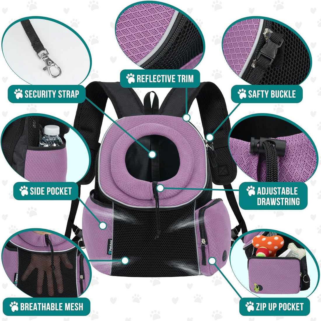 Travel Breathable Outdoor Dog Carrier Bag