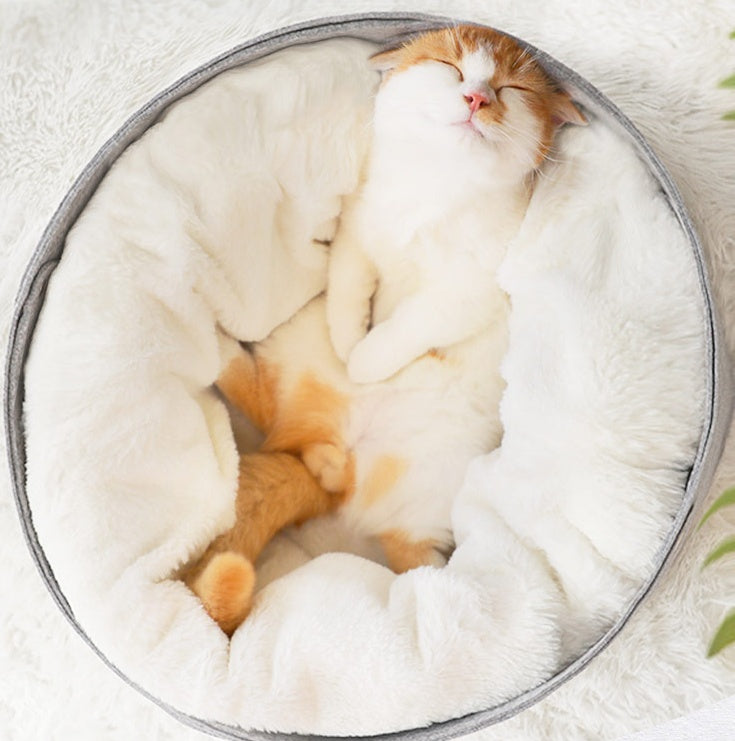 Comfortable Soft Plush Pet Bed