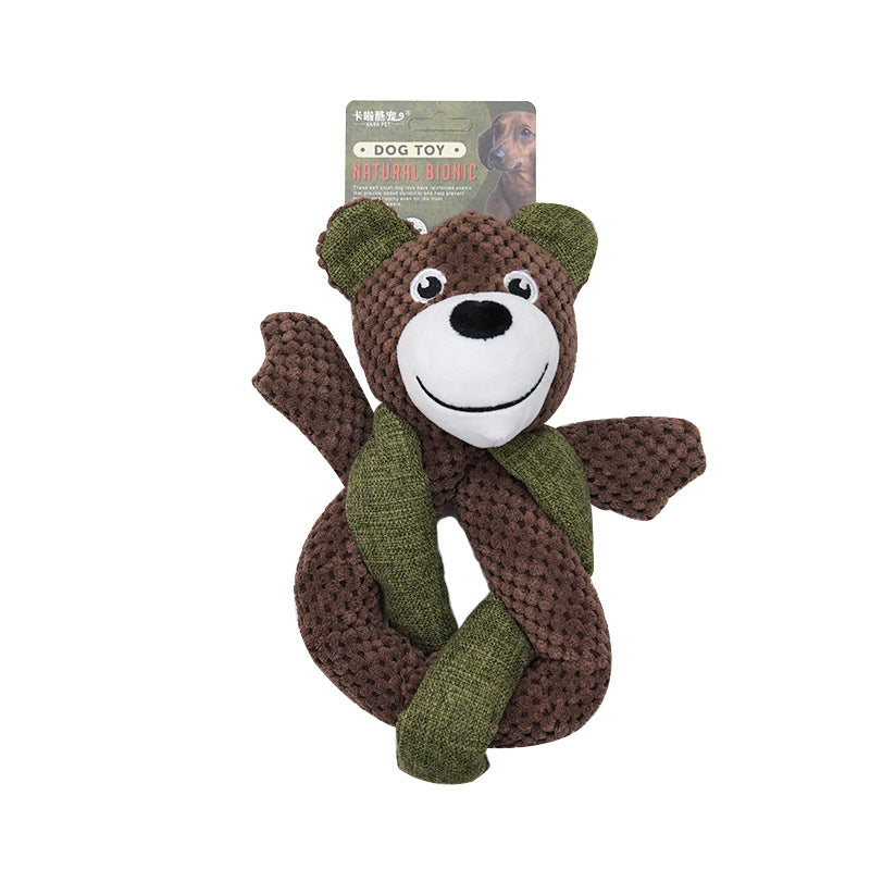 Unbreakable Plush Squeaky Dog Toys