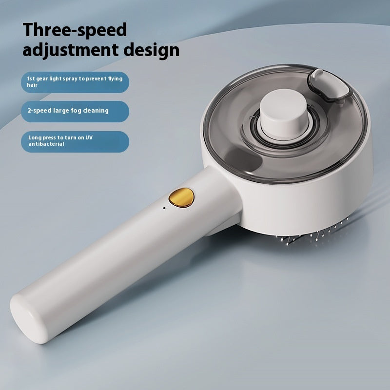 Pet Self Cleaning Dog Steam Brush