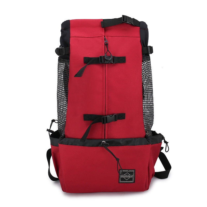 Double Shoulder Outdoor Dog Carrier Bag