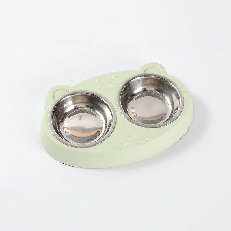 Macaron Pet Double Bowl