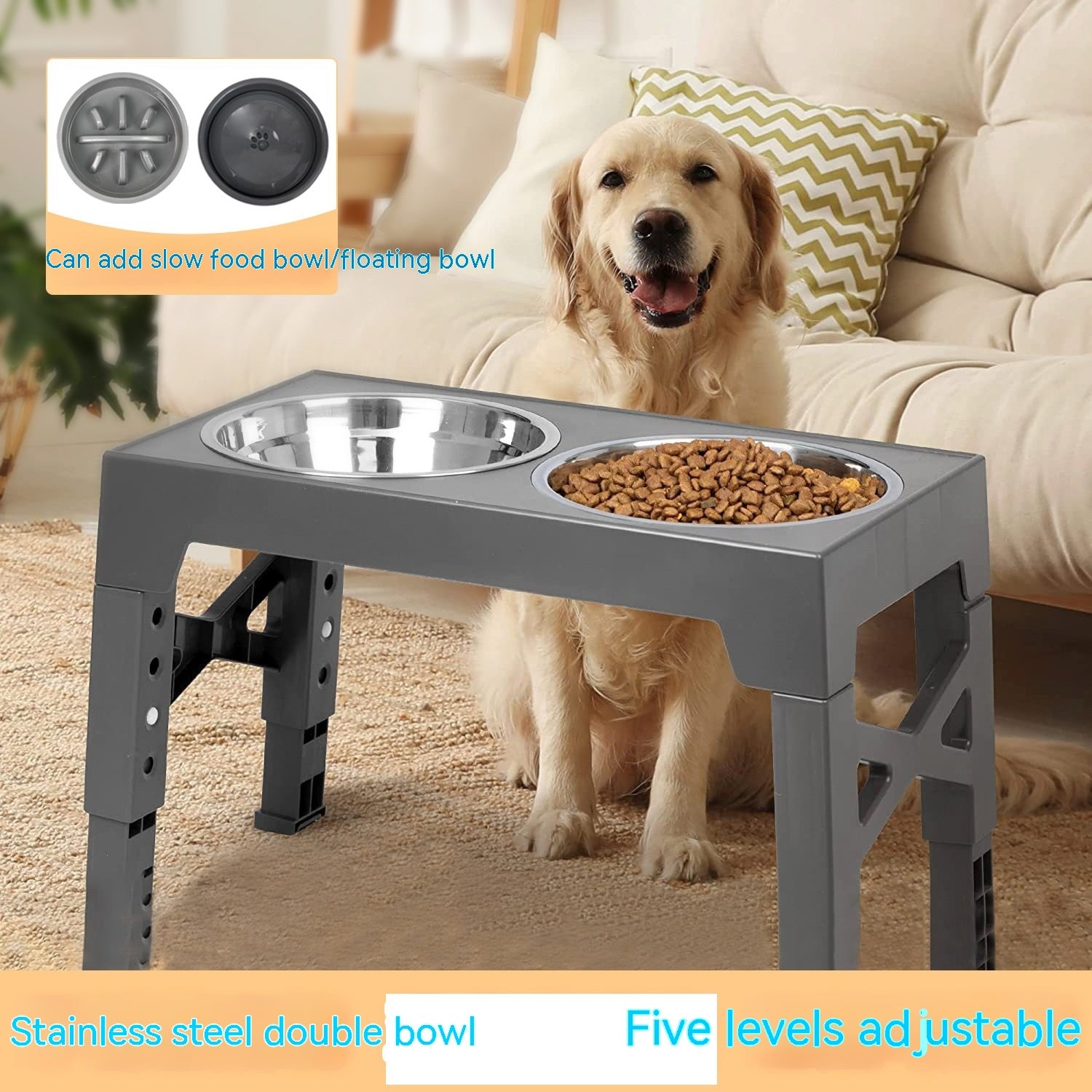 Pet Slow Feeding Bowl
