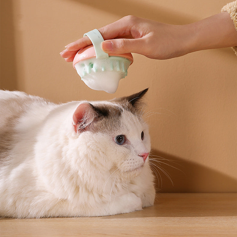 Pet Silicone Bath Massage Scrub Bath Brush