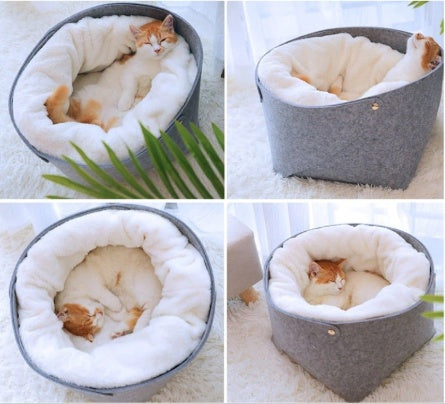 Comfortable Soft Plush Pet Bed