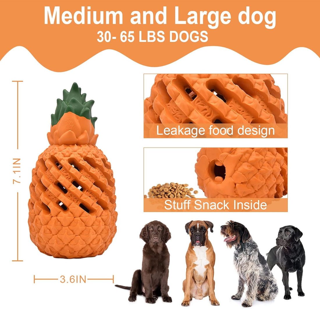 Dog Pineapple Chew Toys For Aggressive Chewers