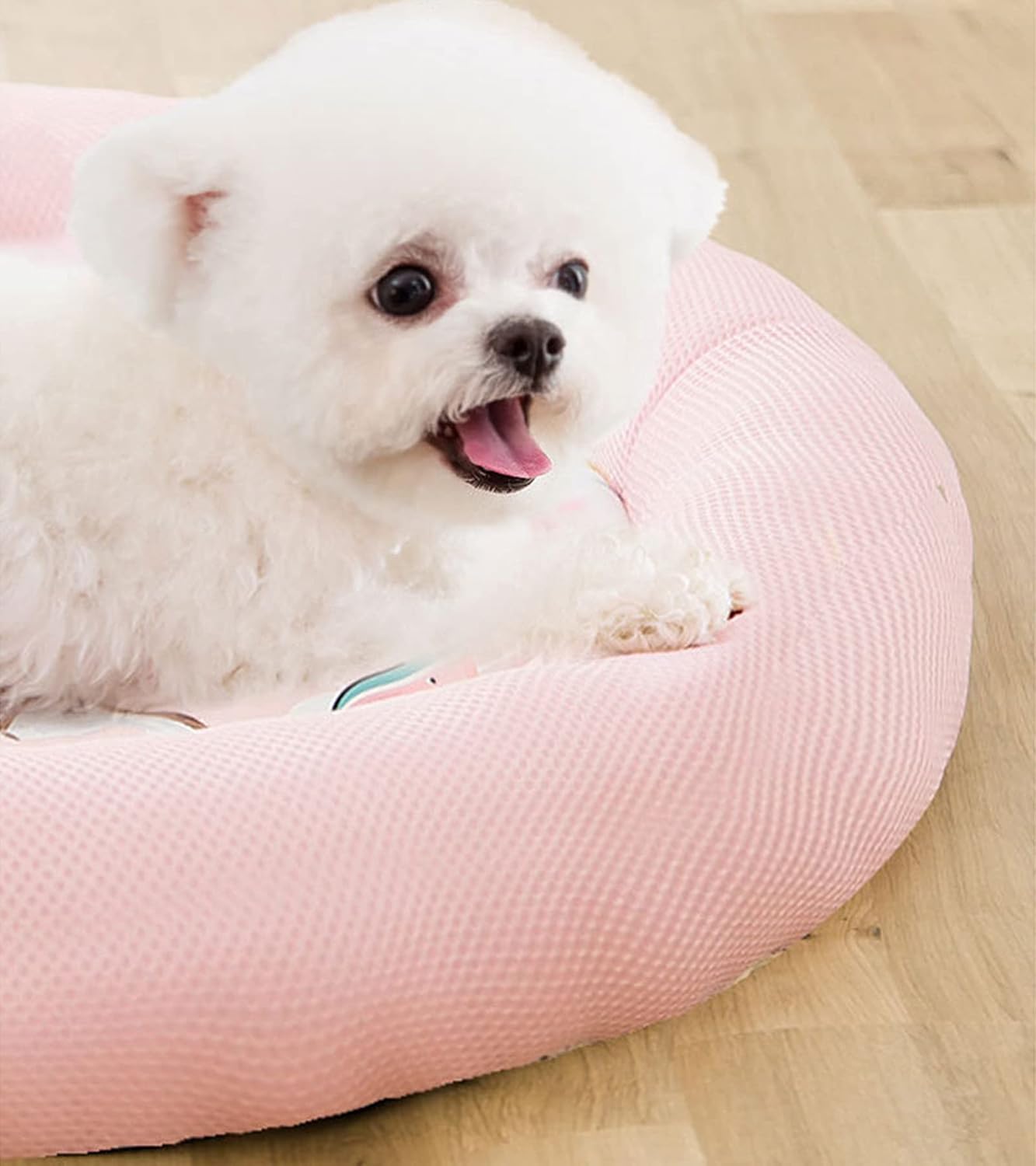 Pet Round Breathable Non-Slip Back Pet Bed