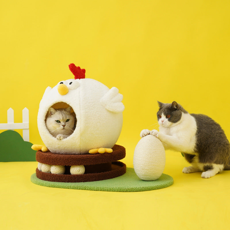Chick Cat Litter Summer Cooling Turntable Toys