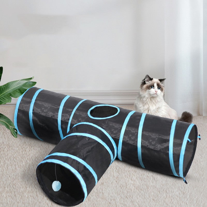 New Cat Tunnel Foldable Climbing Path Toys