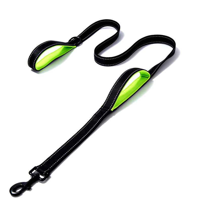 Pet Nylon Double Thickened Reflective Dog Leash