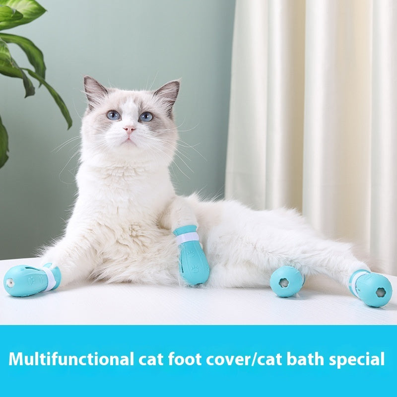 Cat Foot Cover Bath Anti-scratch