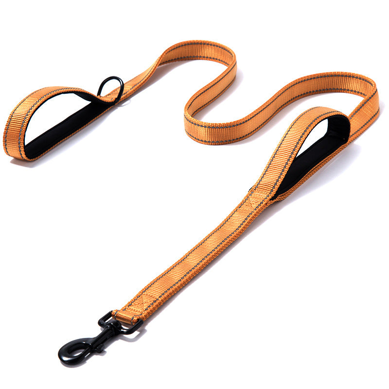Pet Nylon Double Thickened Reflective Dog Leash